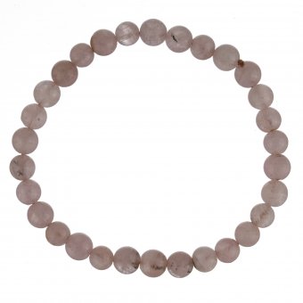 Bratara elastica din pietre semipretioase de 6 mm - kunzit