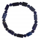 Bratara elastica din pietre semipretioase - lapis lazuli