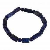 Bratara elastica din pietre semipretioase - lapis lazuli
