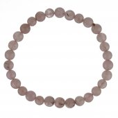 Bratara elastica din pietre semipretioase de 6 mm - kunzit