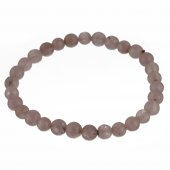 Bratara elastica din pietre semipretioase de 6 mm - kunzit