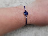 Bratara Lapis Lazuli cu snur conector