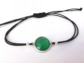 Bratara Onix Verde cu snur conector